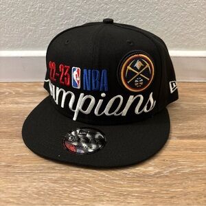 Denver Nuggets New Era 2023 NBA Finals Champions 9FIFTY Locker Room Snapback Hat